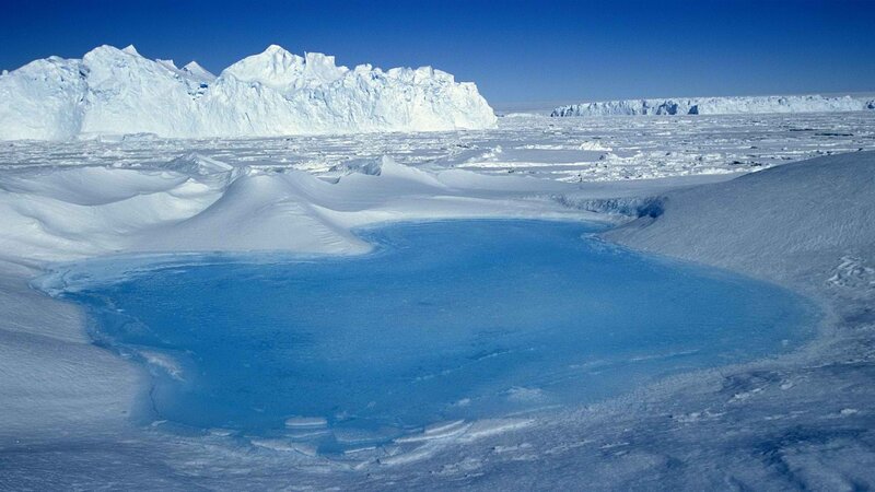 Antarctic ice formation