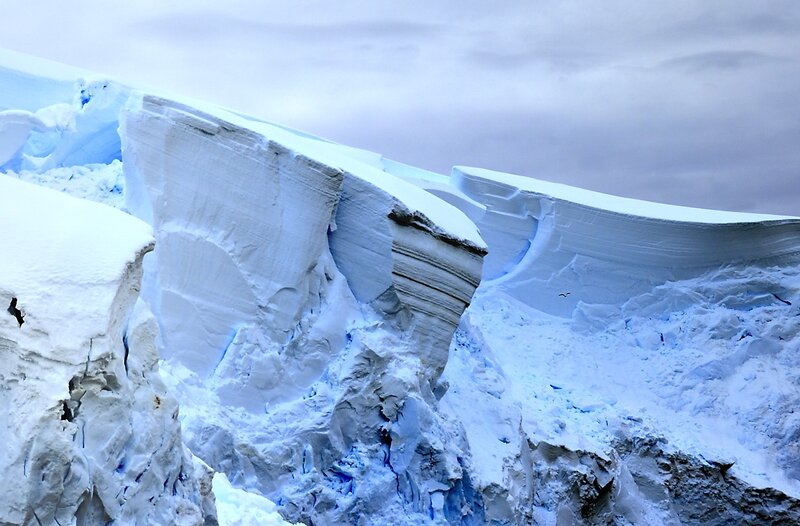 Antarctic ice formations