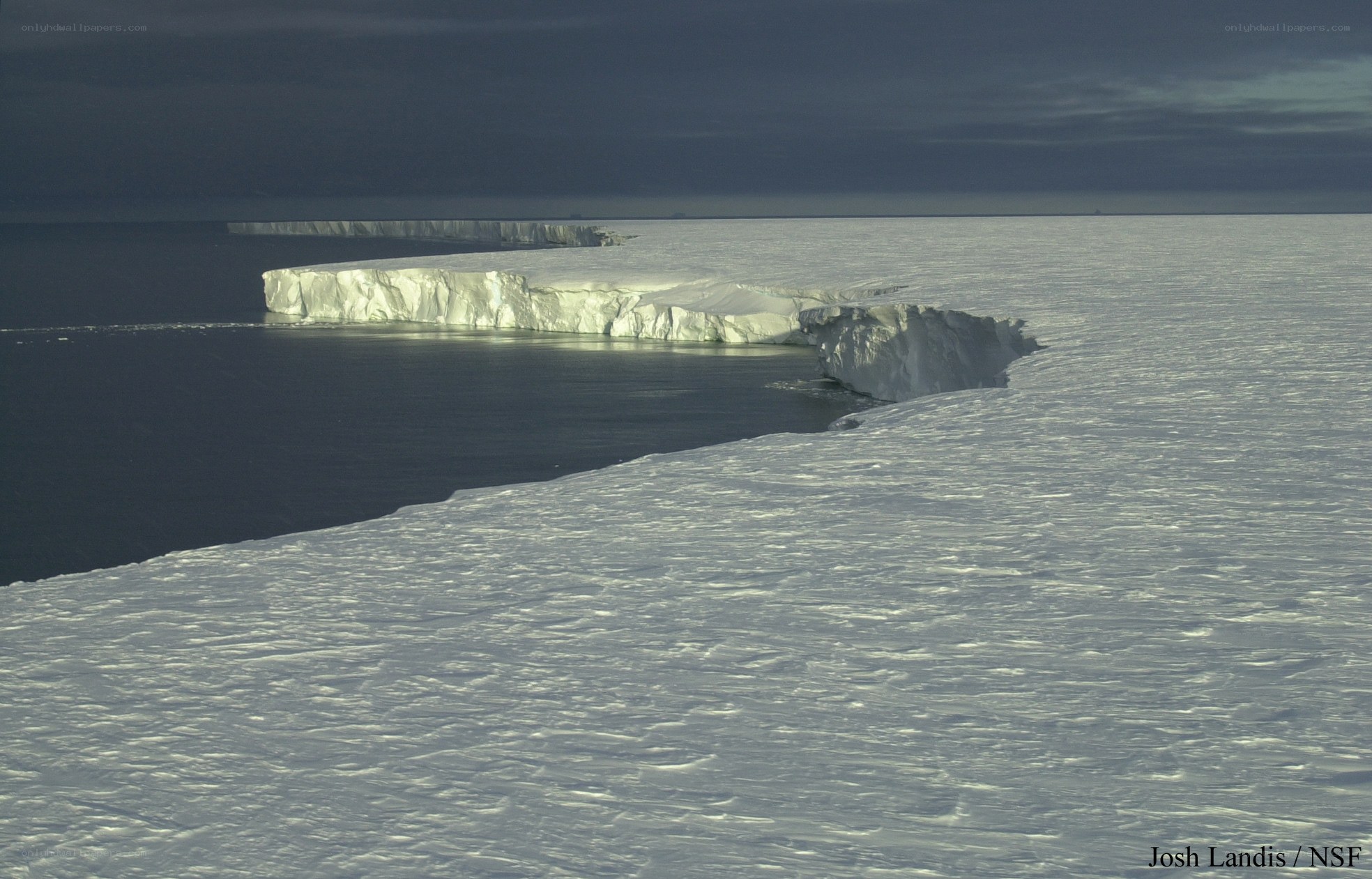 Antarctic ice shelf