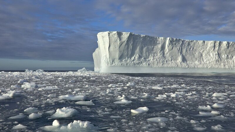 Antarctic ice shelf
