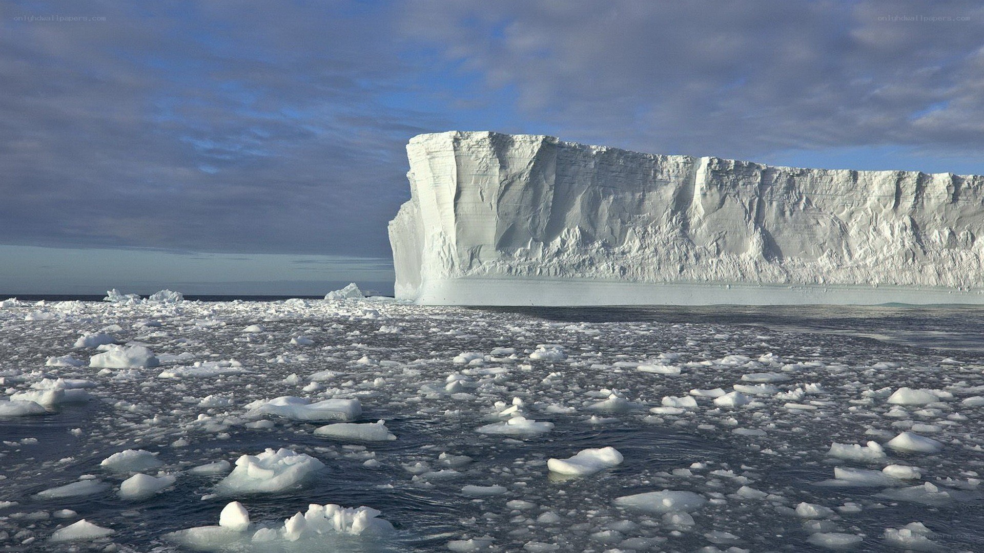Antarctic ice shelf