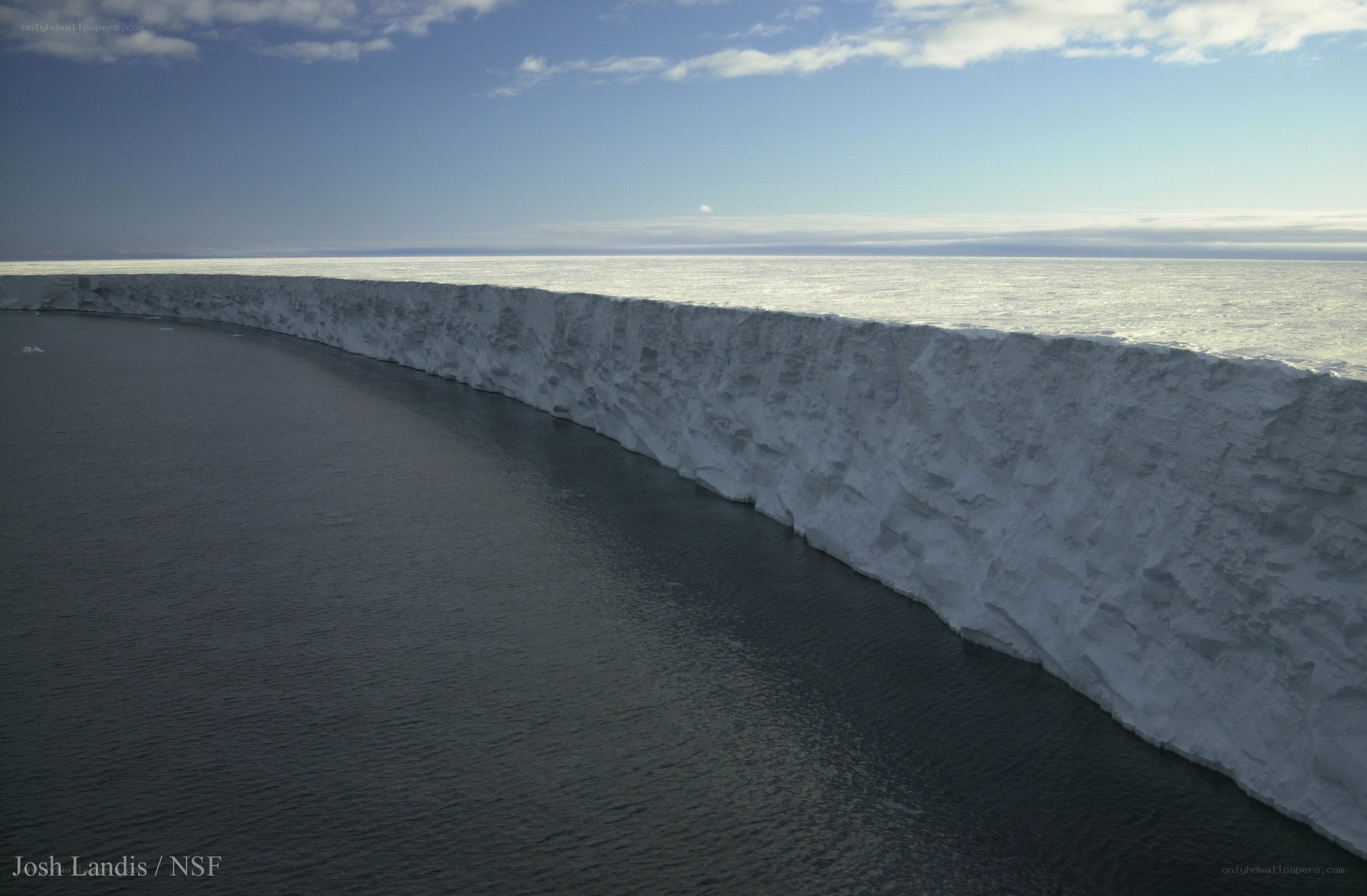 Antarctic ice shelf edge
