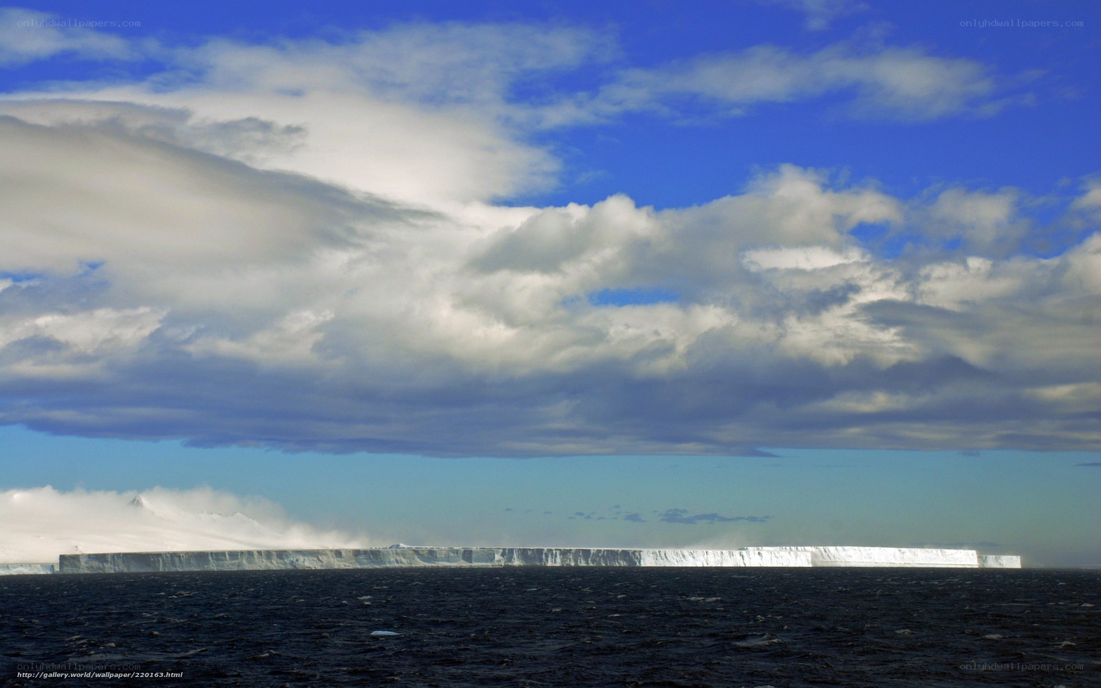 Antarctic ice shelf