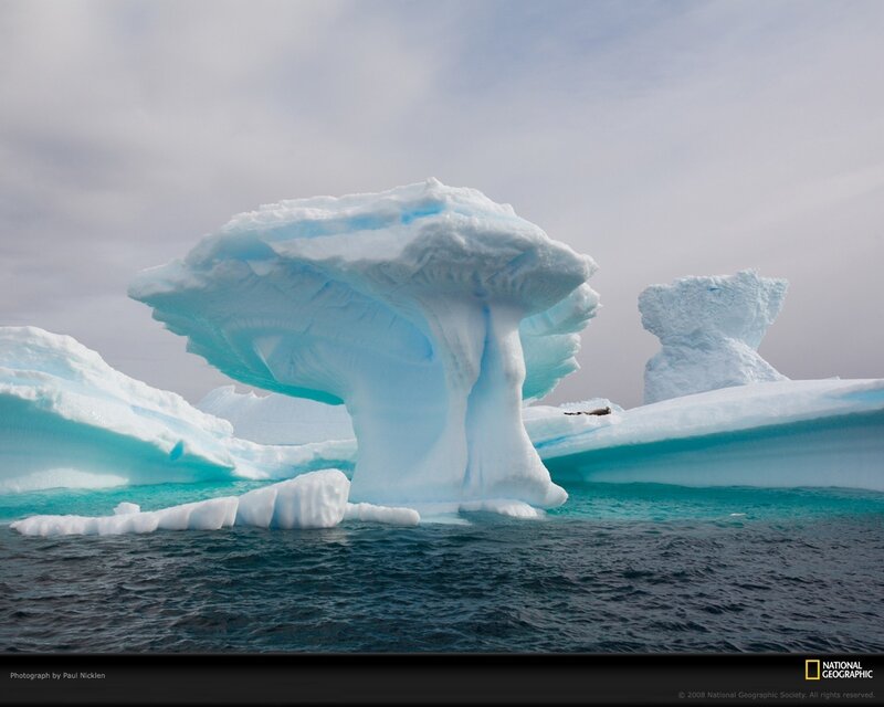 Antarctic iceberg formation