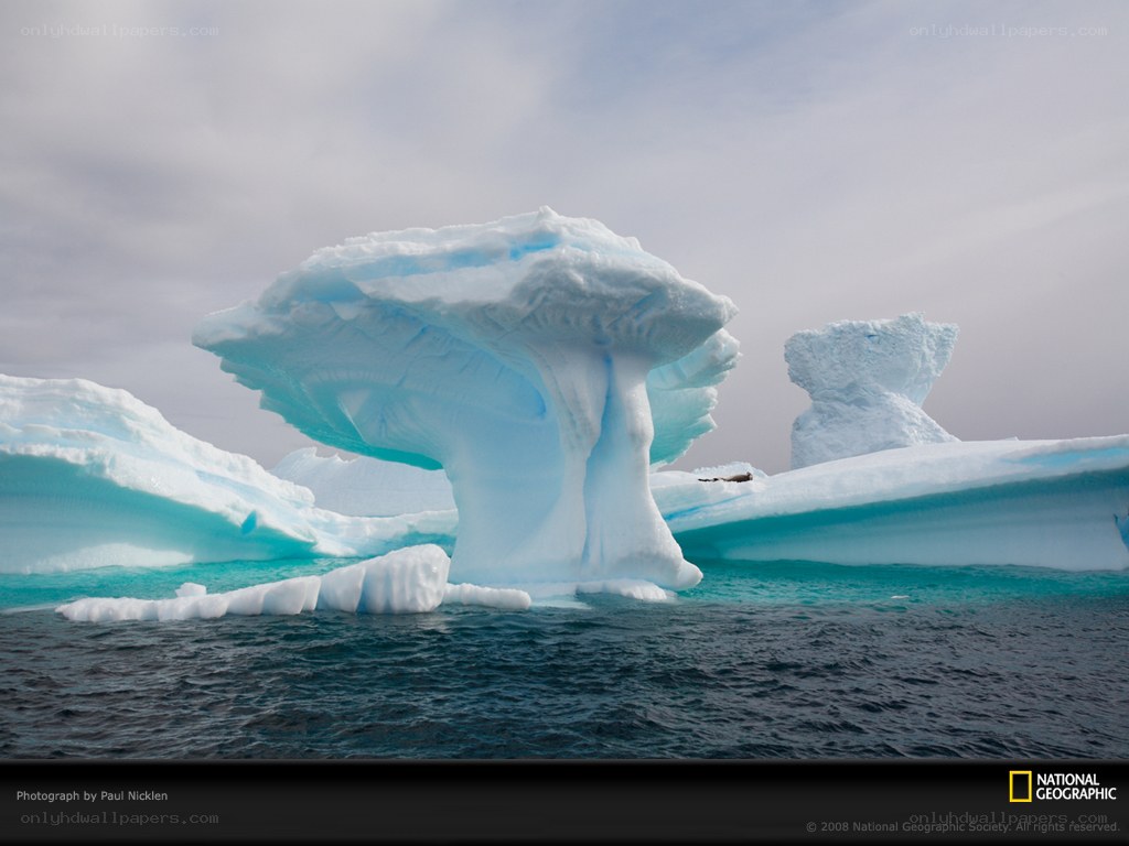 Antarctic iceberg formation