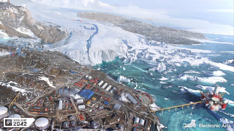 Antarctic Research Base — White