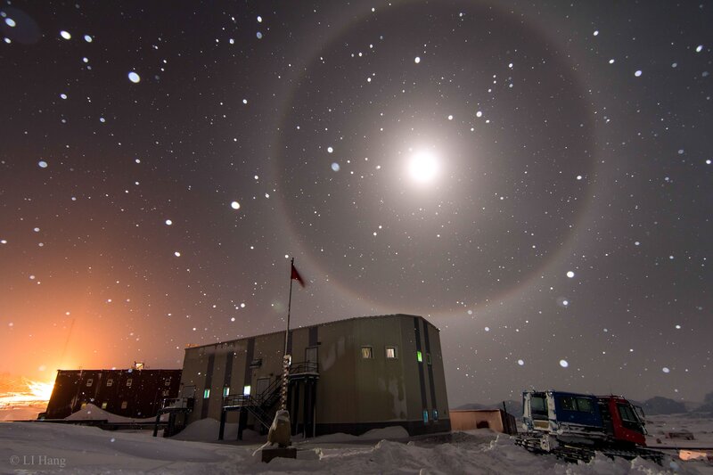 Antarctic Research Station — White