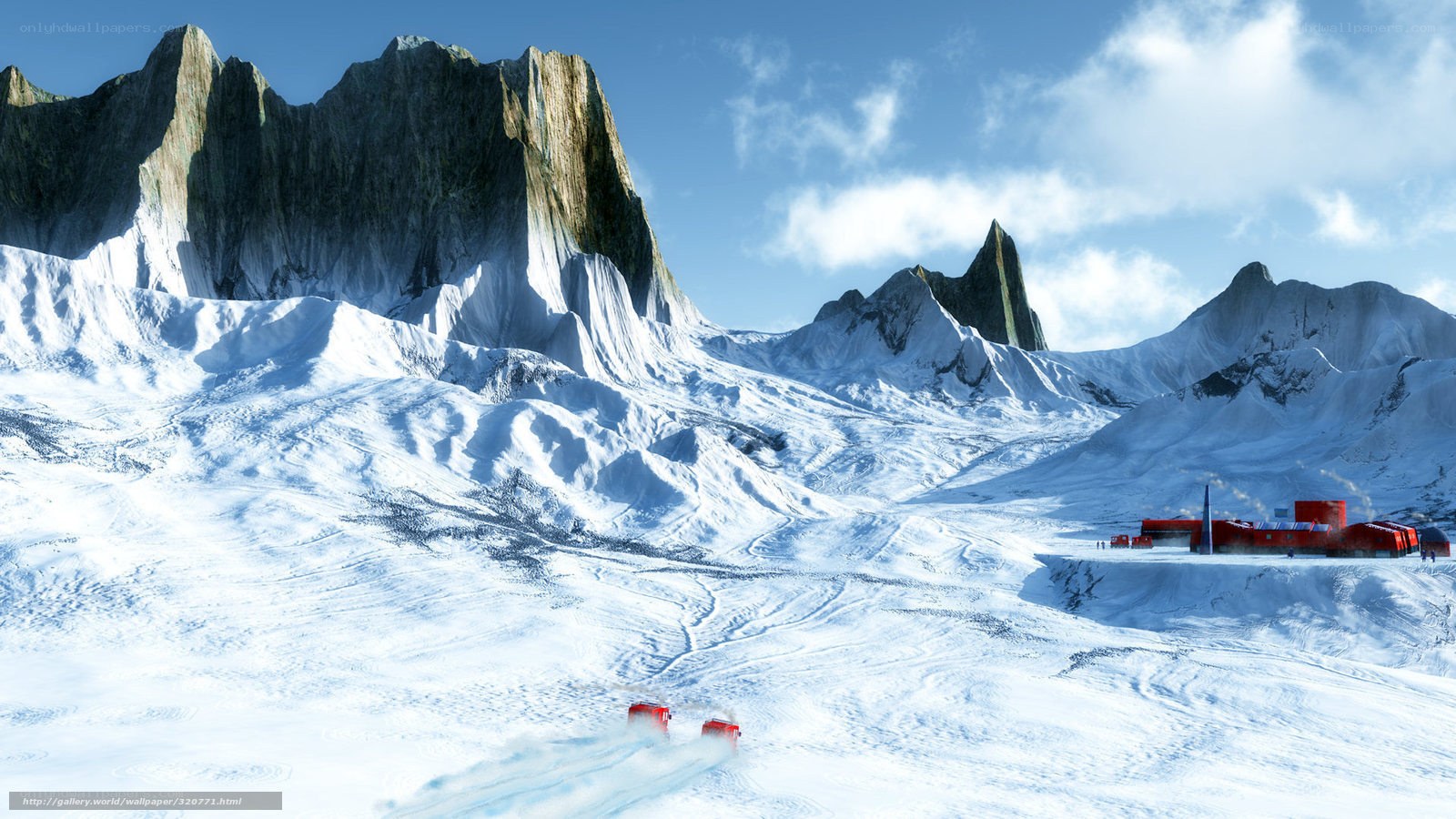 Antarctic research station
