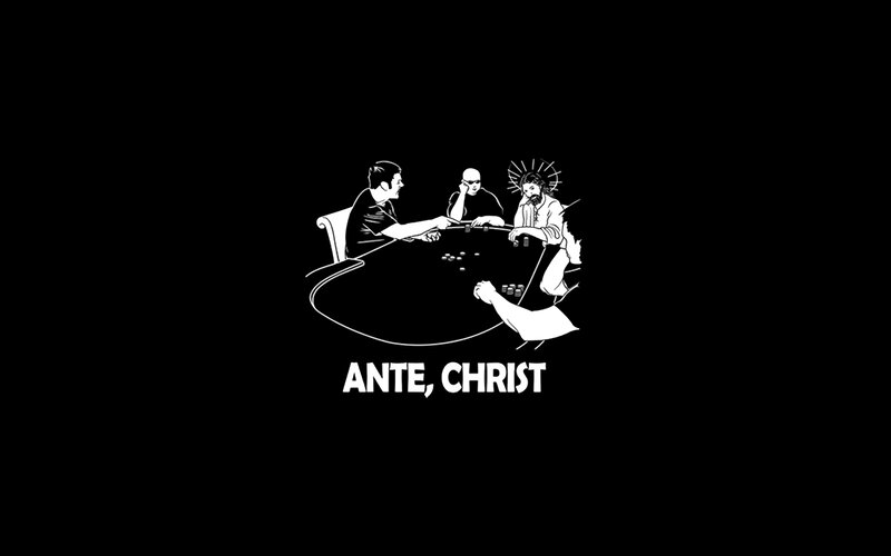 Ante Christ poker illustration
