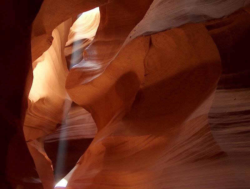 Antelope Canyon Rock Formations — Orange