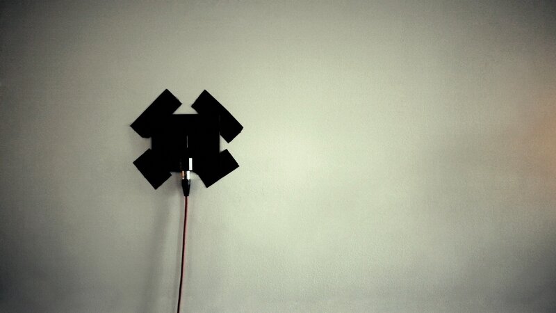 antenna on a wall
