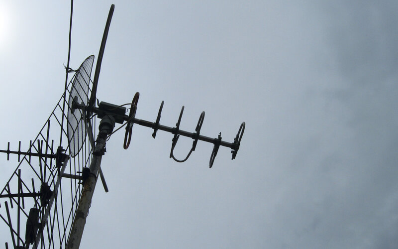Antenna on Pole