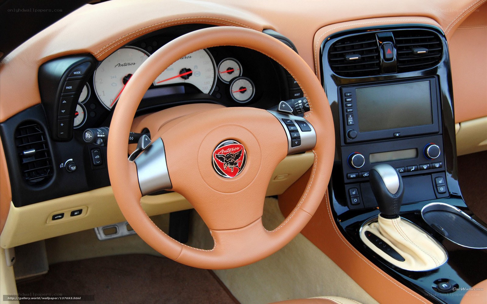 Anteros car interior dashboard