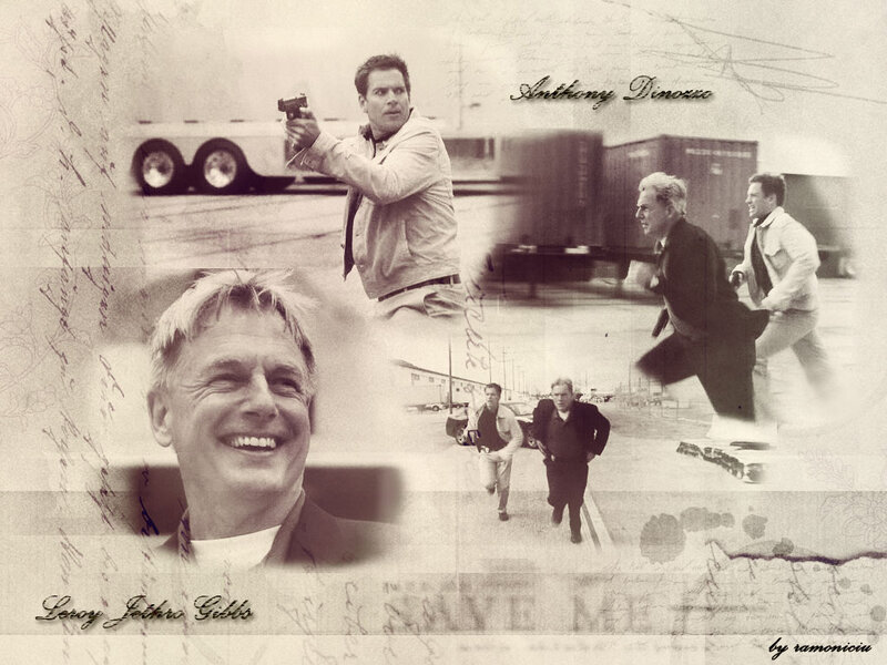 Anthony DiNozzo and Leroy Jethro Gibbs collage