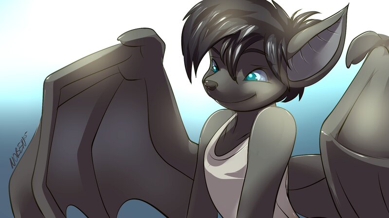 Anthropomorphic Bat Character
