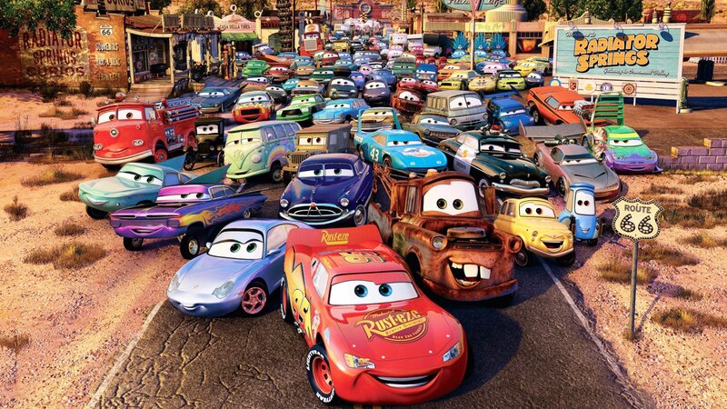 Anthropomorphic Cars in Desert