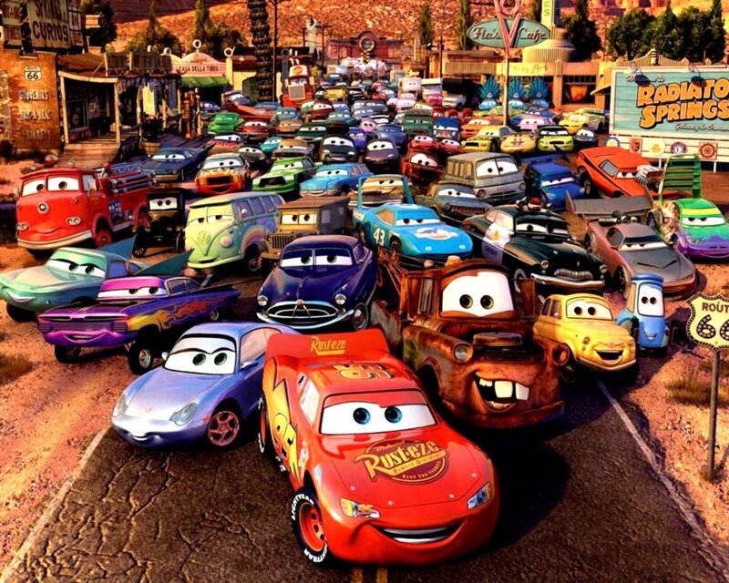 Anthropomorphic Cars in Town