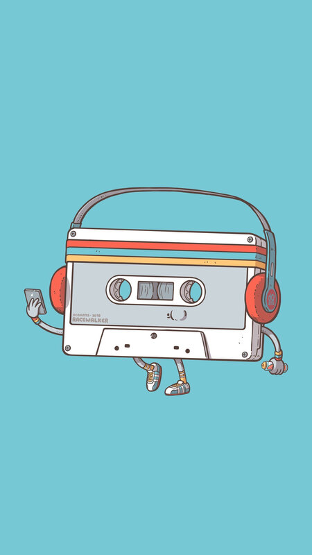 Anthropomorphic Cassette Player