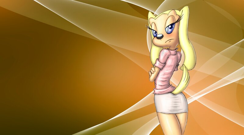 Anthropomorphic Cat Character — Yellow, Dramatic