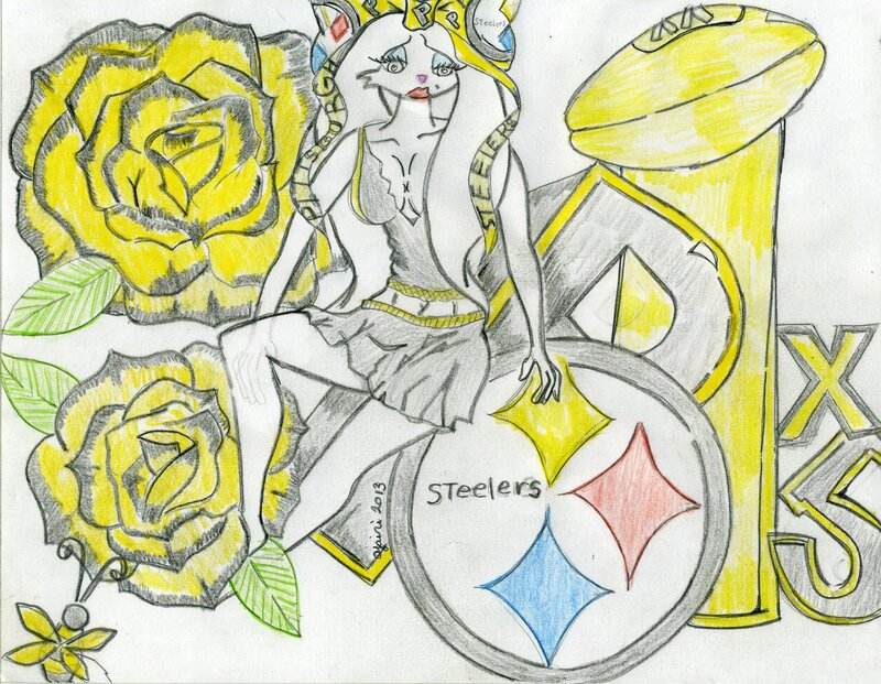Anthropomorphic Cat Character — Yellow