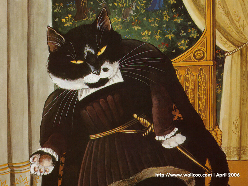 Anthropomorphic Cat in Costume
