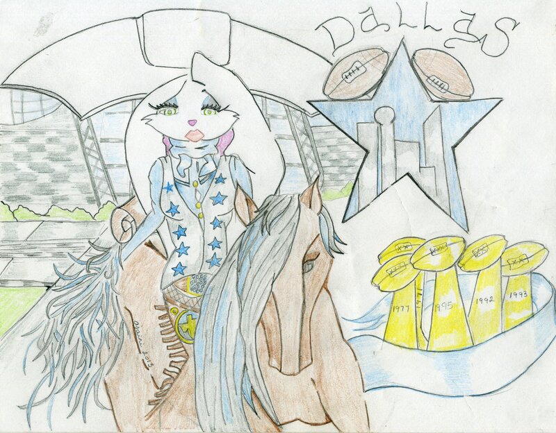 Anthropomorphic Cat on Horse