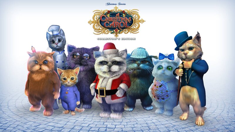 Anthropomorphic Cats — White