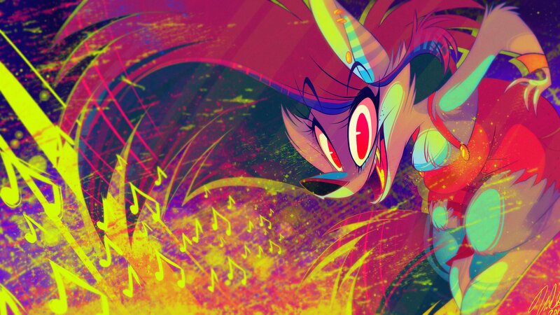 Anthropomorphic Character — Purple