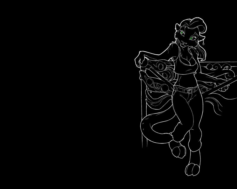 anthropomorphic character sketch