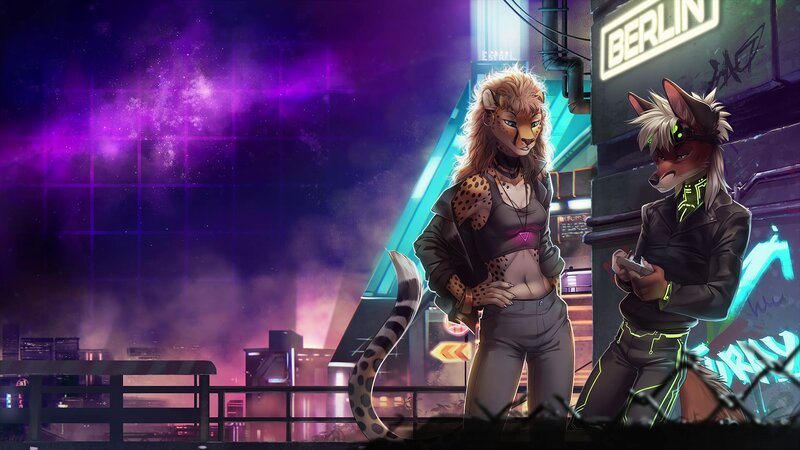 Anthropomorphic Characters in City