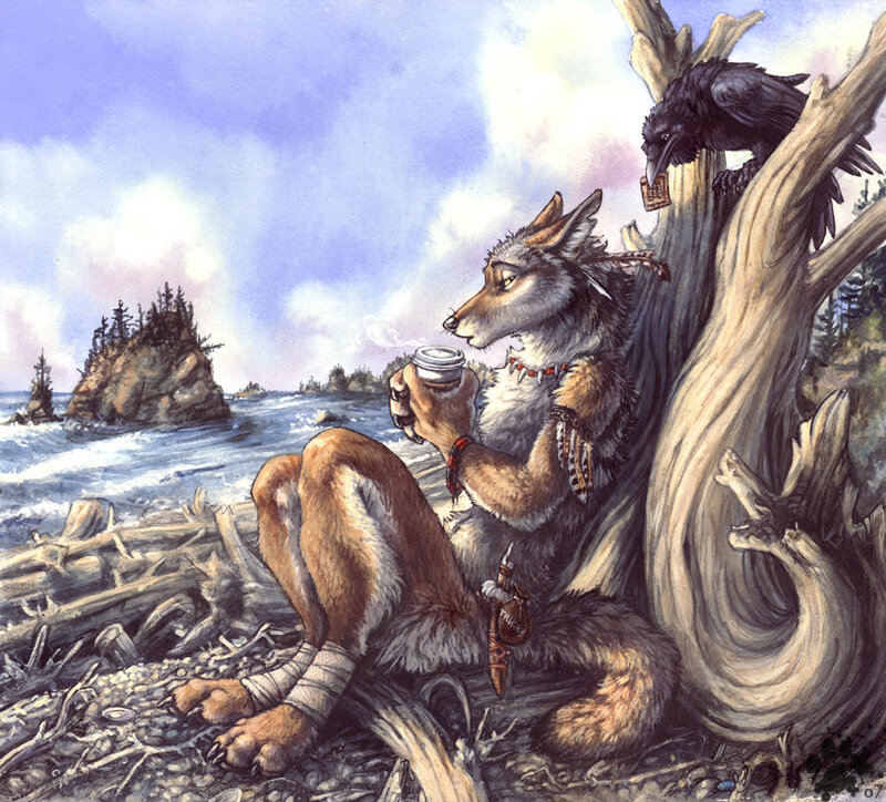 Anthropomorphic Coyote