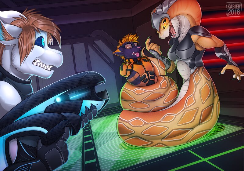 Anthropomorphic Creatures in Conflict