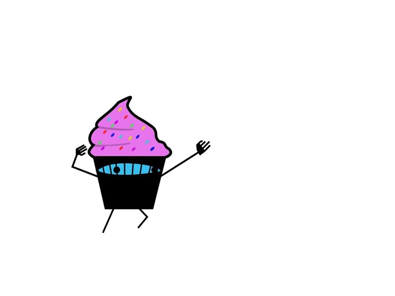 Anthropomorphic Cupcake