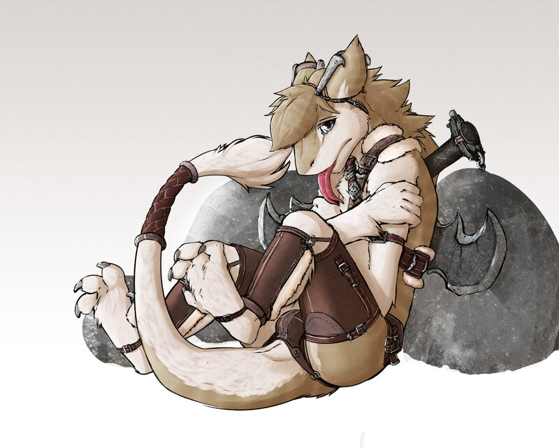 anthropomorphic dragon warrior