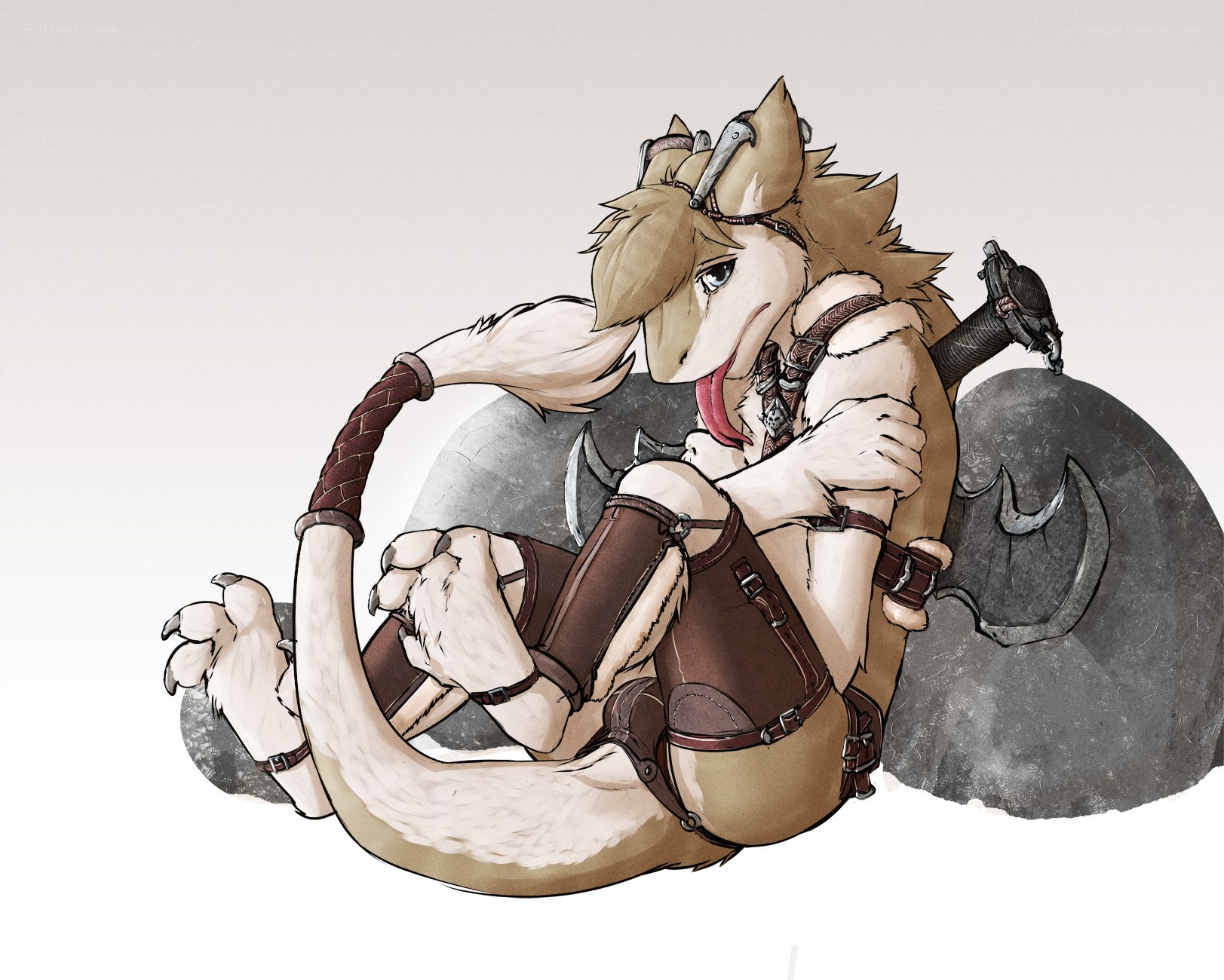 anthropomorphic dragon warrior
