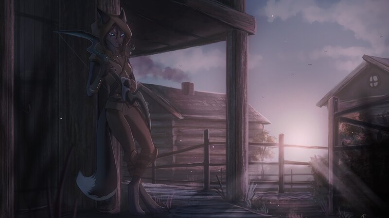 Anthropomorphic Fox Archer