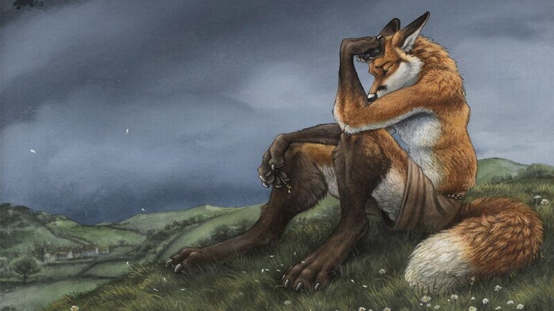 Anthropomorphic Fox — Brown