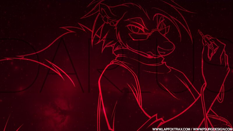 Anthropomorphic Fox Character — Red, Dramatic