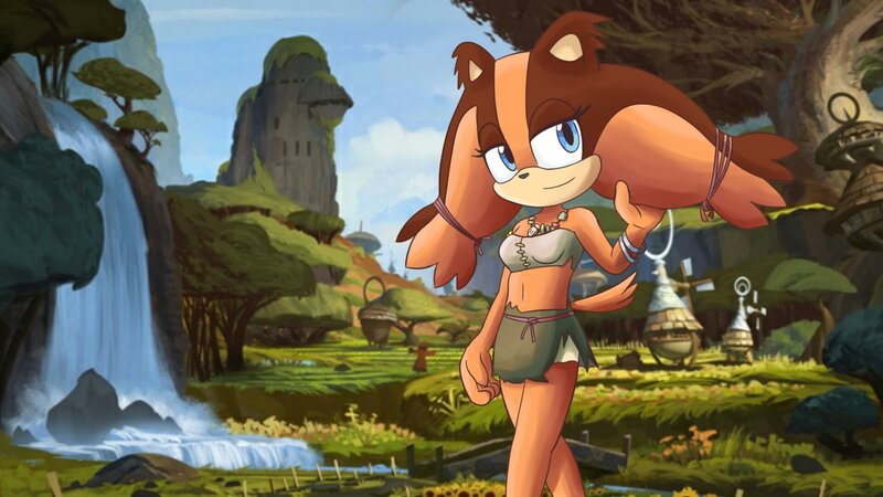 Anthropomorphic Fox Girl