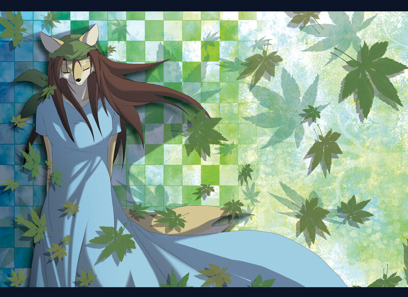 Anthropomorphic Fox in Dress