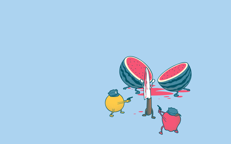 Anthropomorphic Fruit Characters