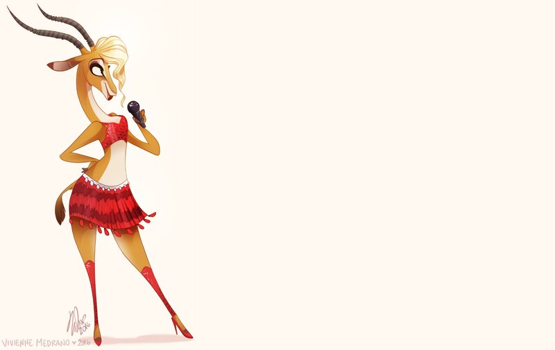 Anthropomorphic Gazelle Singer