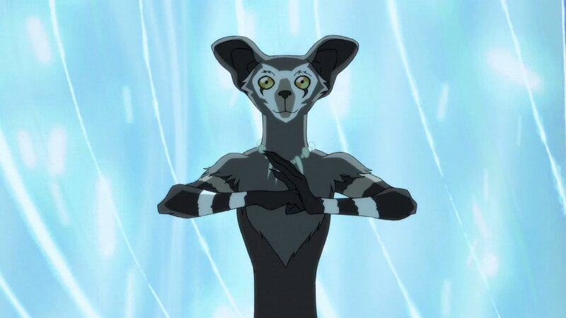 Anthropomorphic Lemur Character