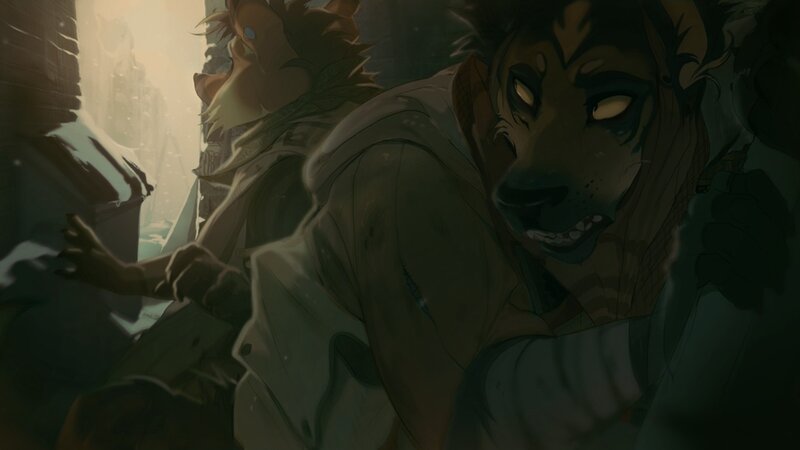 Anthropomorphic Lion Characters