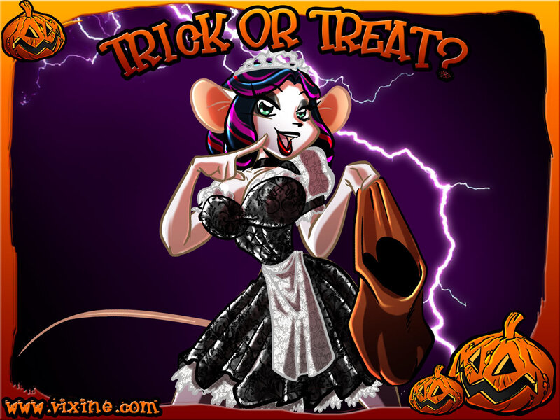 Anthropomorphic Mouse in Costume