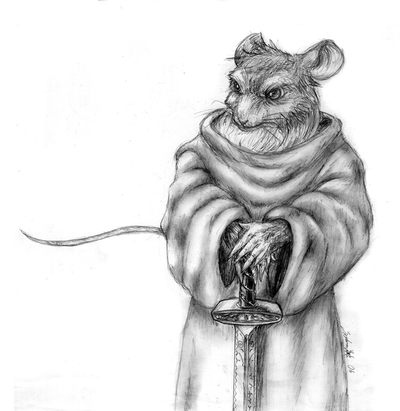 anthropomorphic mouse warrior