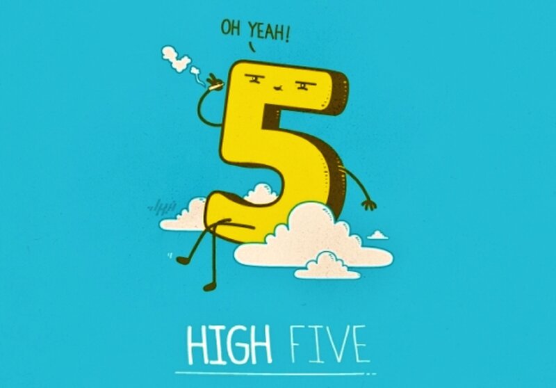 Anthropomorphic Number Five