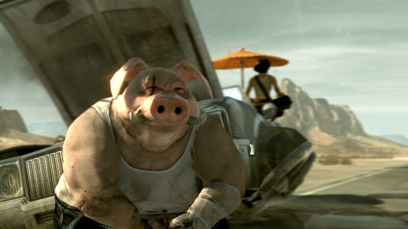 Anthropomorphic Pig Character — Gray