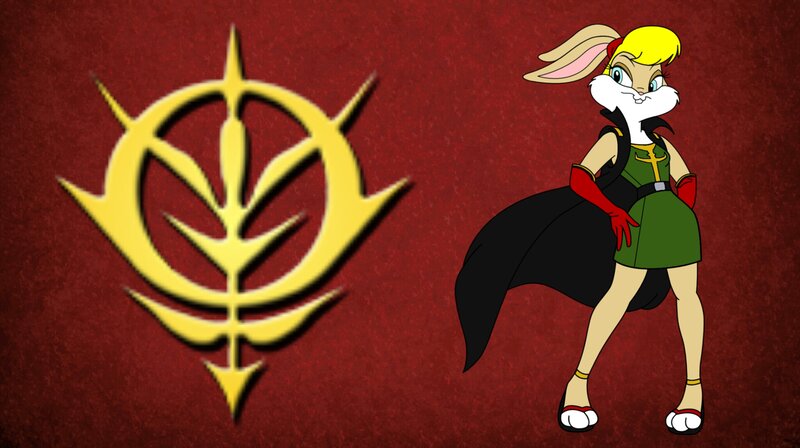 Anthropomorphic Rabbit Character — Red