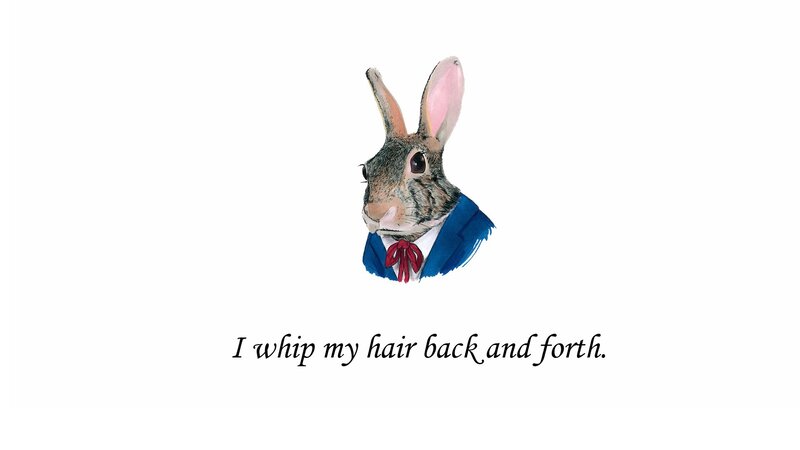 Anthropomorphic Rabbit — White